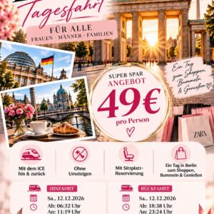 Berlin-Tagesfahrt – Ein Tag voller Erlebnisse!